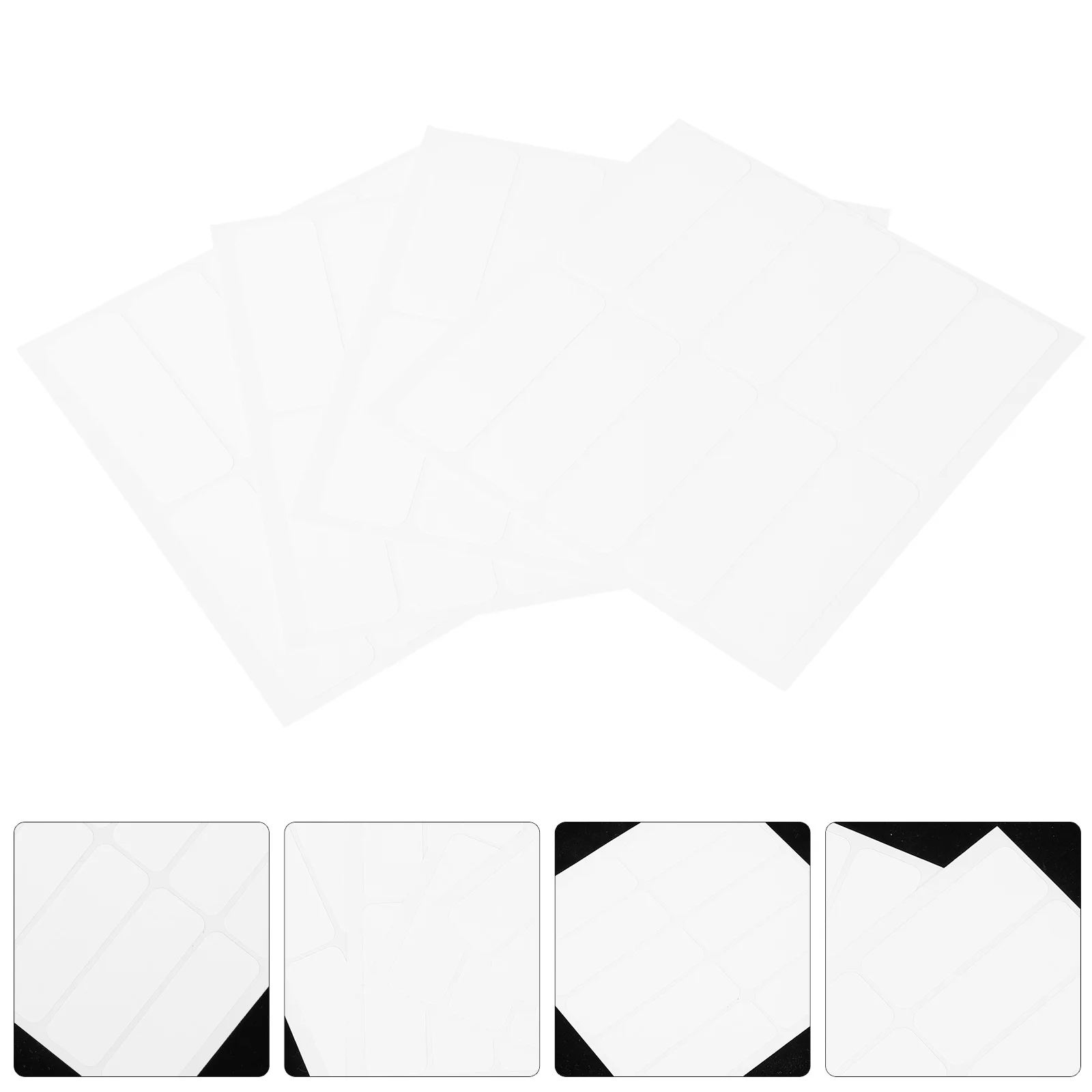 

120pcs No Iron Fabric Labels 30x15mm Washable Self Adhesive Stickers for Clothing Laundry Marker Kids Name Tags Folder Labels