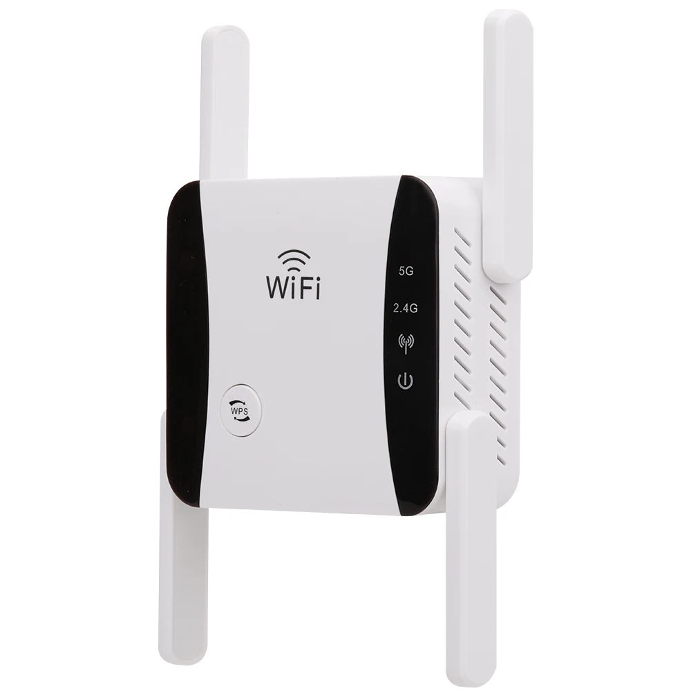 1200mbps 2.4 & 5.8ghz Dual Band Wireless Signal Amplifier Wifi Repeater Booster Range Extender