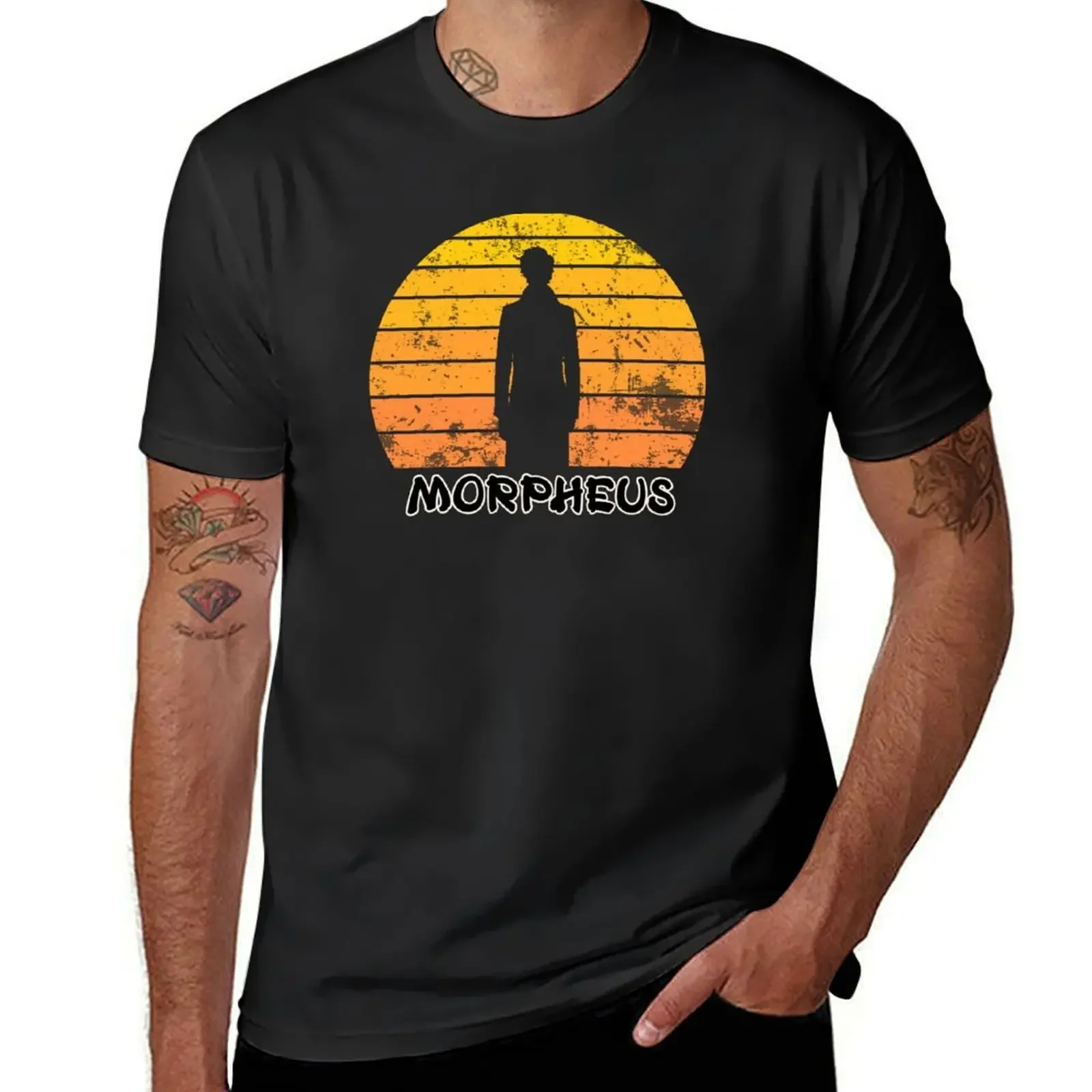 Retro Sandman Morpheus T-Shirt customs oversizeds plus sizes t shirts for men pack