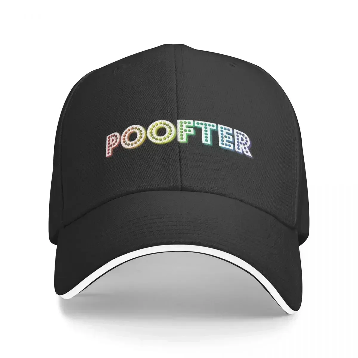 New POOFTER [rainbow slang] Baseball Cap Hat men Gentleman Hat Golf Hat Men's Baseball Women's