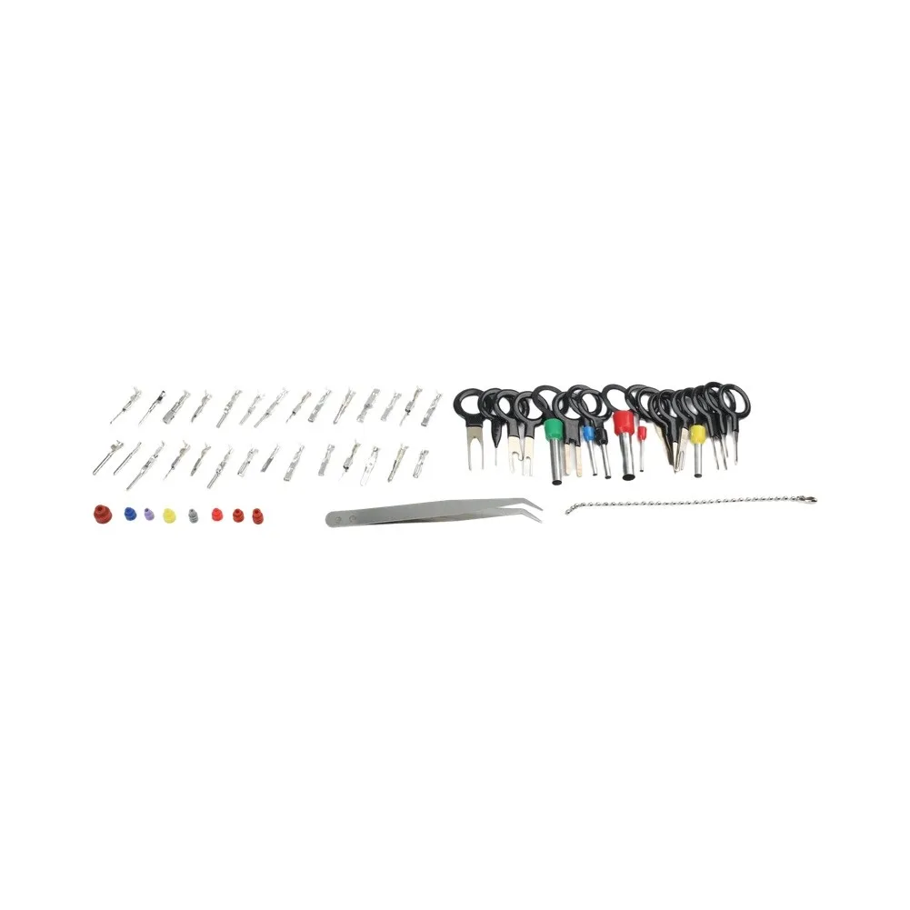 Automotive Connector Pins Set 567 pcs with Crimped Terminals in Storage Box for Various Vehicle and Machinery Electrical Systems