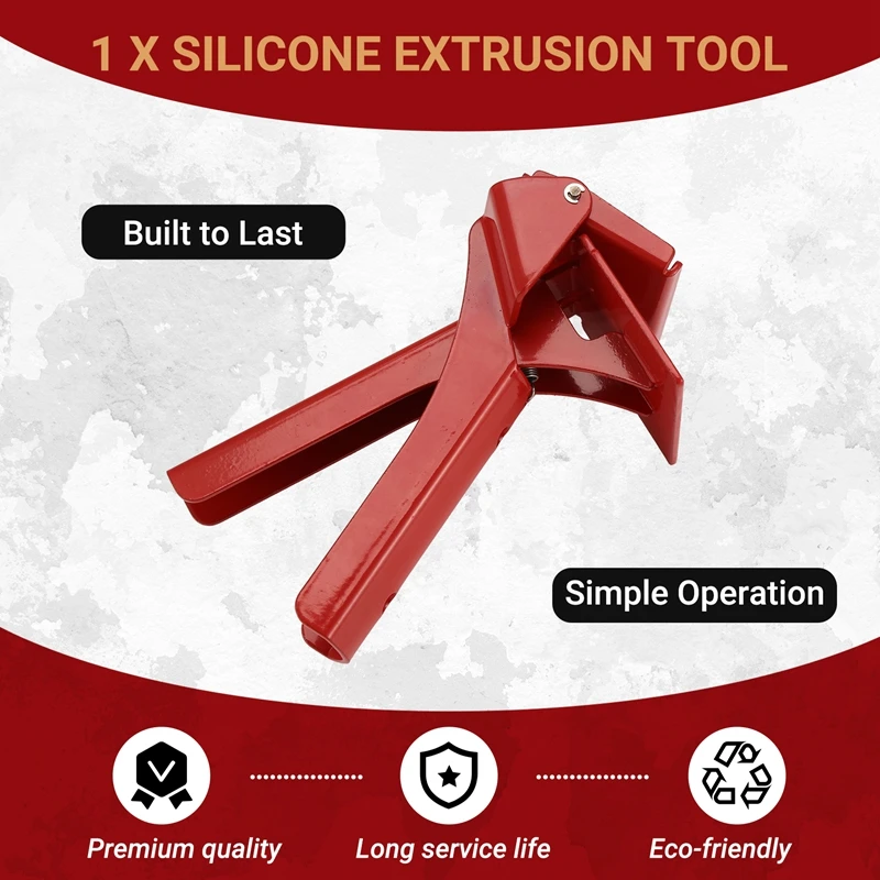 Tube Extrusion Tool - Efficient RTV And Silicone Dispenser That Maximizes The Use Of All Material