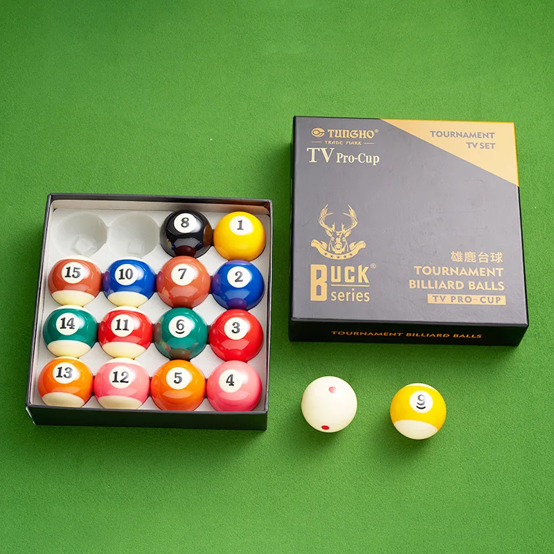 

Made in China Billiards Supplies Nine Ball / Snooker 3A Blue Box Tv Crystal Billiards Ball 57Mm Large