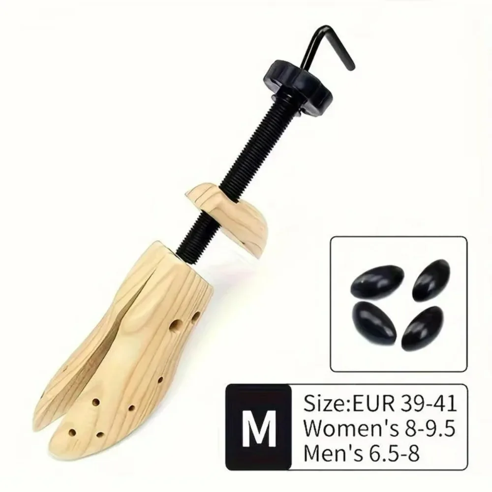 1PCS Shoe Stretcher Women & Men Wide Feet，Wood Shoe Stretcher Adjustable Large Size Shoe Expander Widener Stretch Length Width