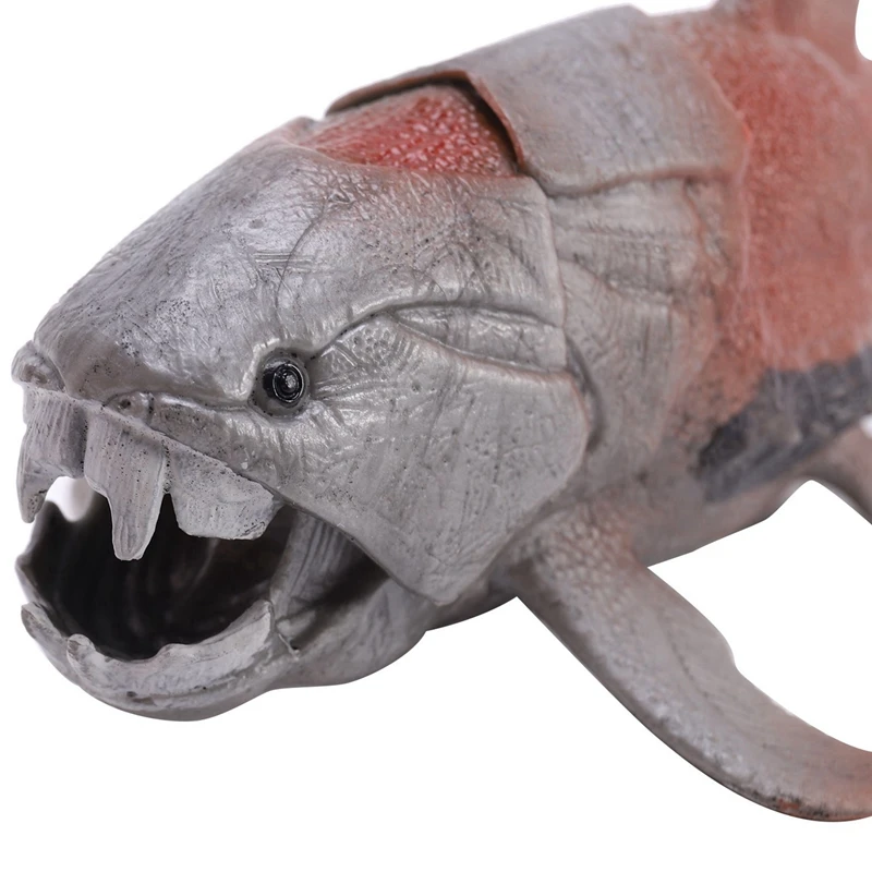 ABXE-2Pcs 20Cm Model dinozaura Zabawka Dunkleosteus Dinozaur Ryba Dekoracja Figurka akcji Model Zabawki
