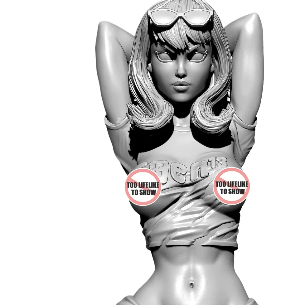 

55mm 75mm Resin soldier bust model kits figure colorless and self-assembled TD-4038