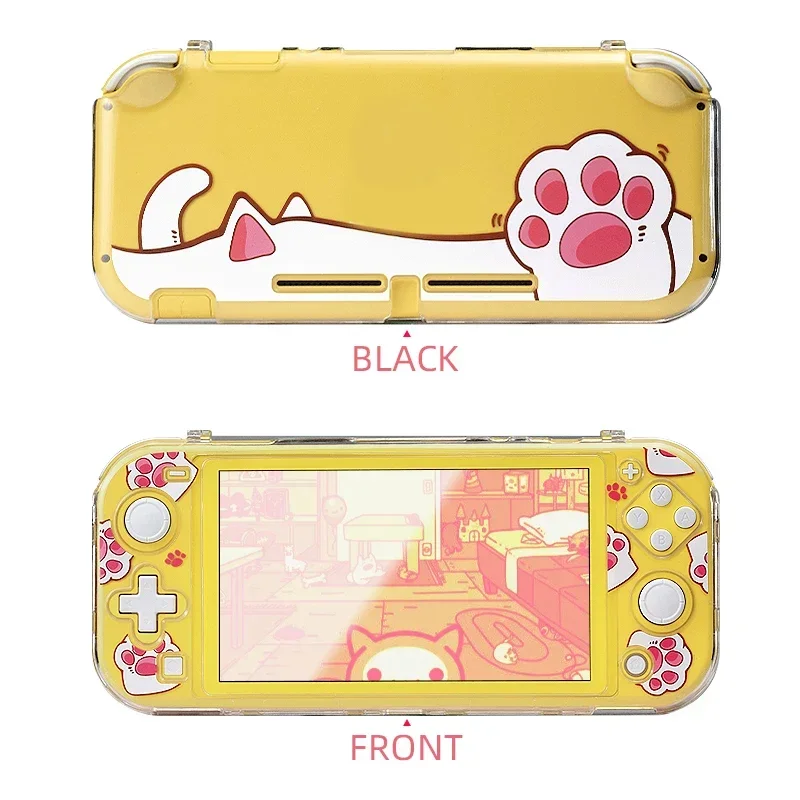 DATA FOG Custodia protettiva rigida trasparente per Switch Lite Design Animal Crossing Kawaii Cute Cover Shell Accessori per console di gioco
