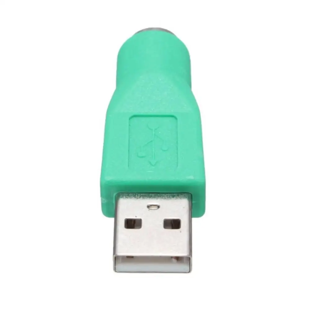 Cool Green USB Male to PS2 Female Convertor Adapter for Keyboard Mouse