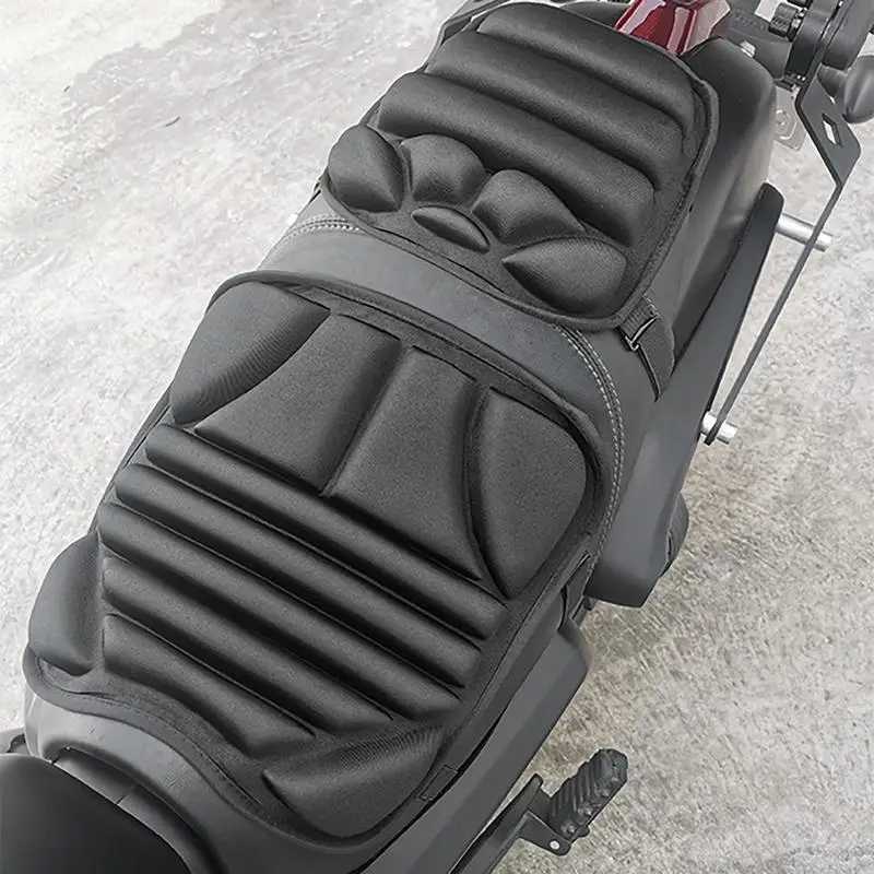 Motorrad Sitzkissen rutsch fest 3d Luftkissen Fahrt Sitz bezug Pad atmungsaktiv vorne hinten Sitzkissen für Motorrad zubehör