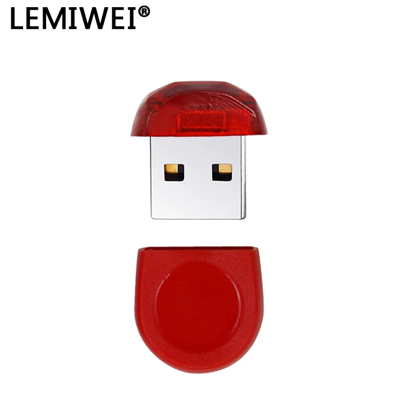Lemiwei Super Mini USB Flash Drive High Speed Pen Drive 64GB 32GB 16GB 8GB 4GB Thumbdrive Pendrive USB 2.0 Memory Stick for PC