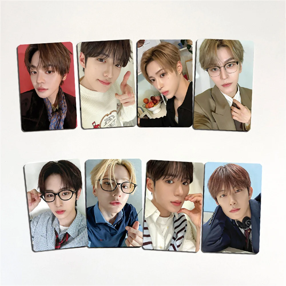 8 Piezas/Juego de Fototarjetas del Nuevo Álbum EUPHORIA de ALD1, Tarjetas LOMO Brillantes de Doble Cara, JUNSEO ARNO LEO GEONWOO SANGWON, Regalo para Fans