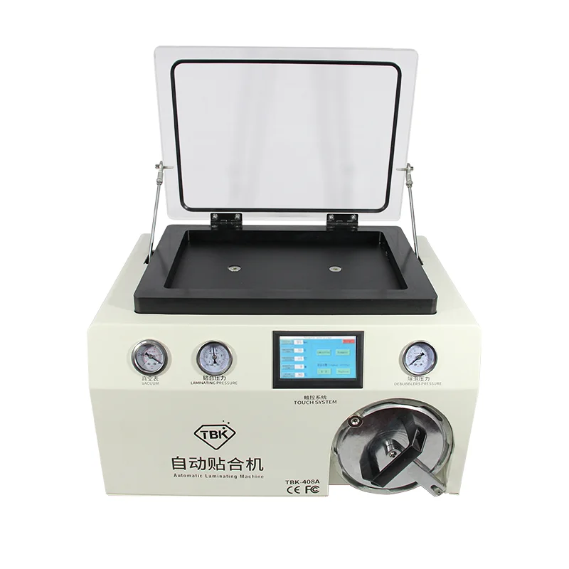 

Factory Price TBK 408A Multifunction PLC OCA Laminate All-in-One Lamination Machine LCD Bubble Remover 1 Year Warranty