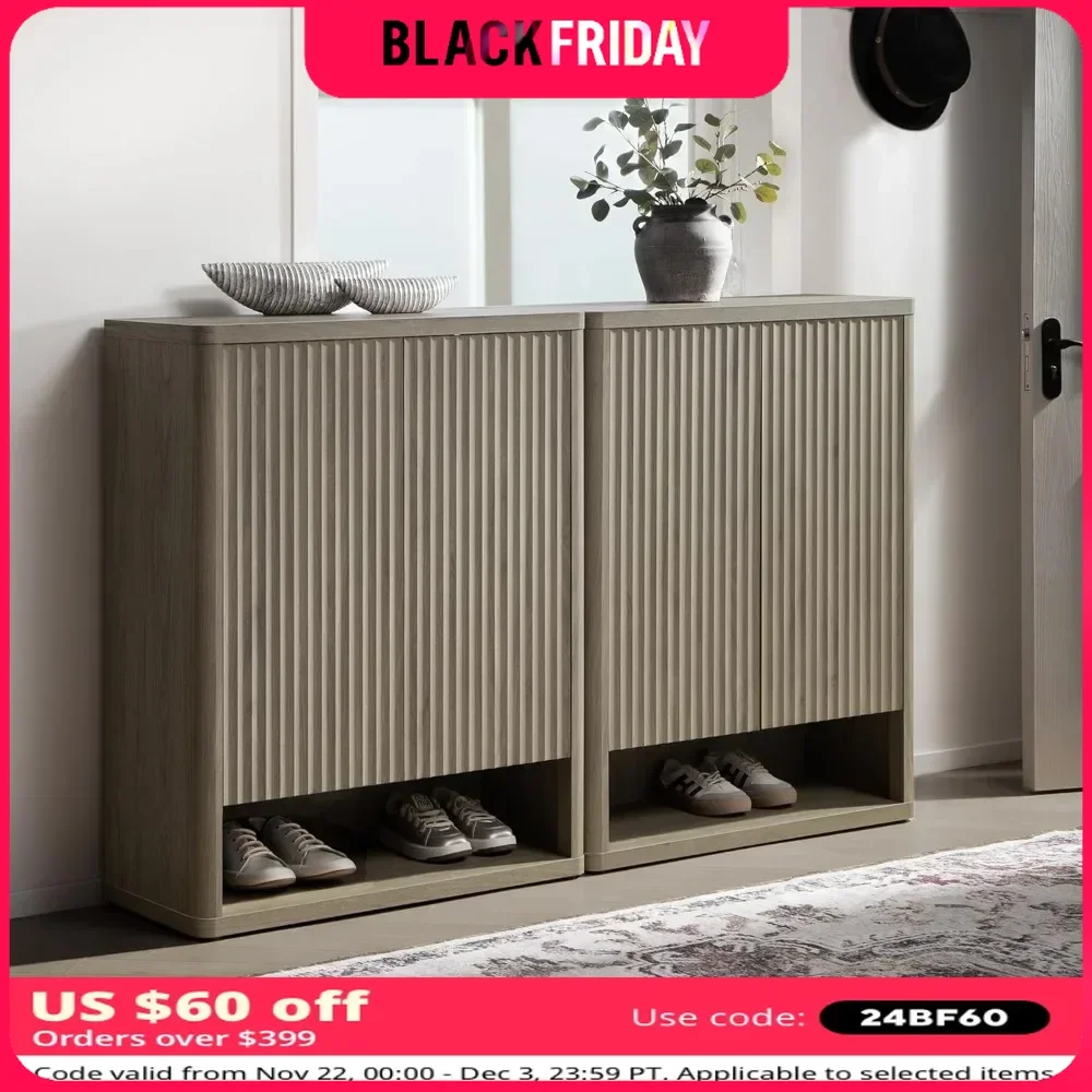 Shoe Cabinet 2PCS 44