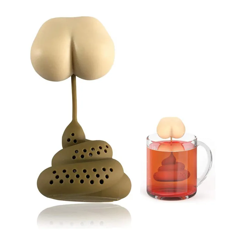 Silicone Tea Infuser for Herbal TeaReusable Silicone Tea Infuser Creative Funny Herbal Tea Bag Coffee Filter Diffuser Strainer