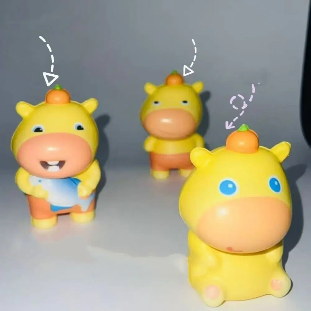 Capivara água golfinho espremer brinquedo lento rebote caqui golfinho lulu brinquedo fidget laranja amassar água golfinho pitada brinquedo