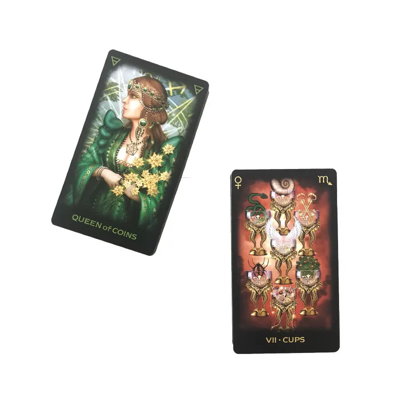 Hot sales Dreams Tarot Oracle Card Fate Divination Prophecy Card Family Party Game Toy Tarot 78 Card Deck PDF Guide