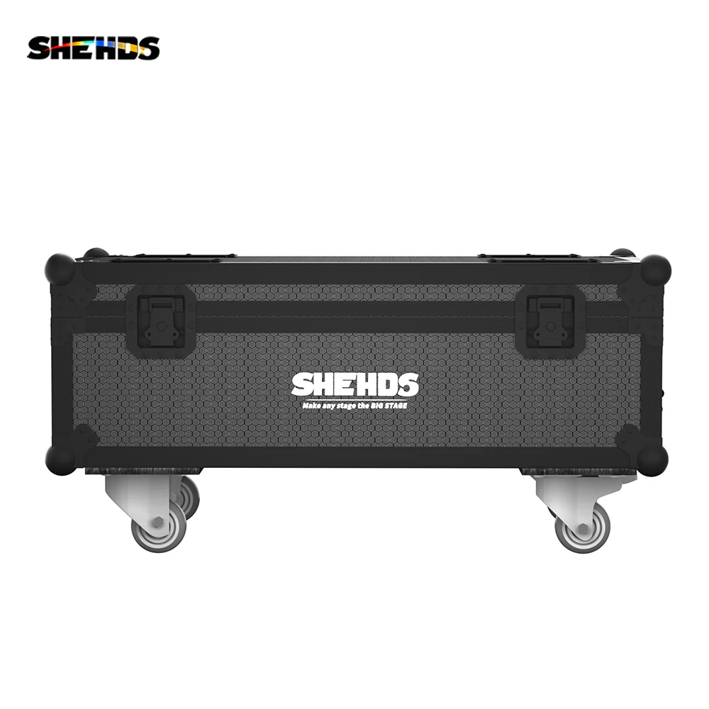 SHEHDS 8/10 PCS 6x18w Wireless Battery Par With Flight Case RGBWA+UV WIFI APP Control Light For DJ Disco Wedding Stage Lighting