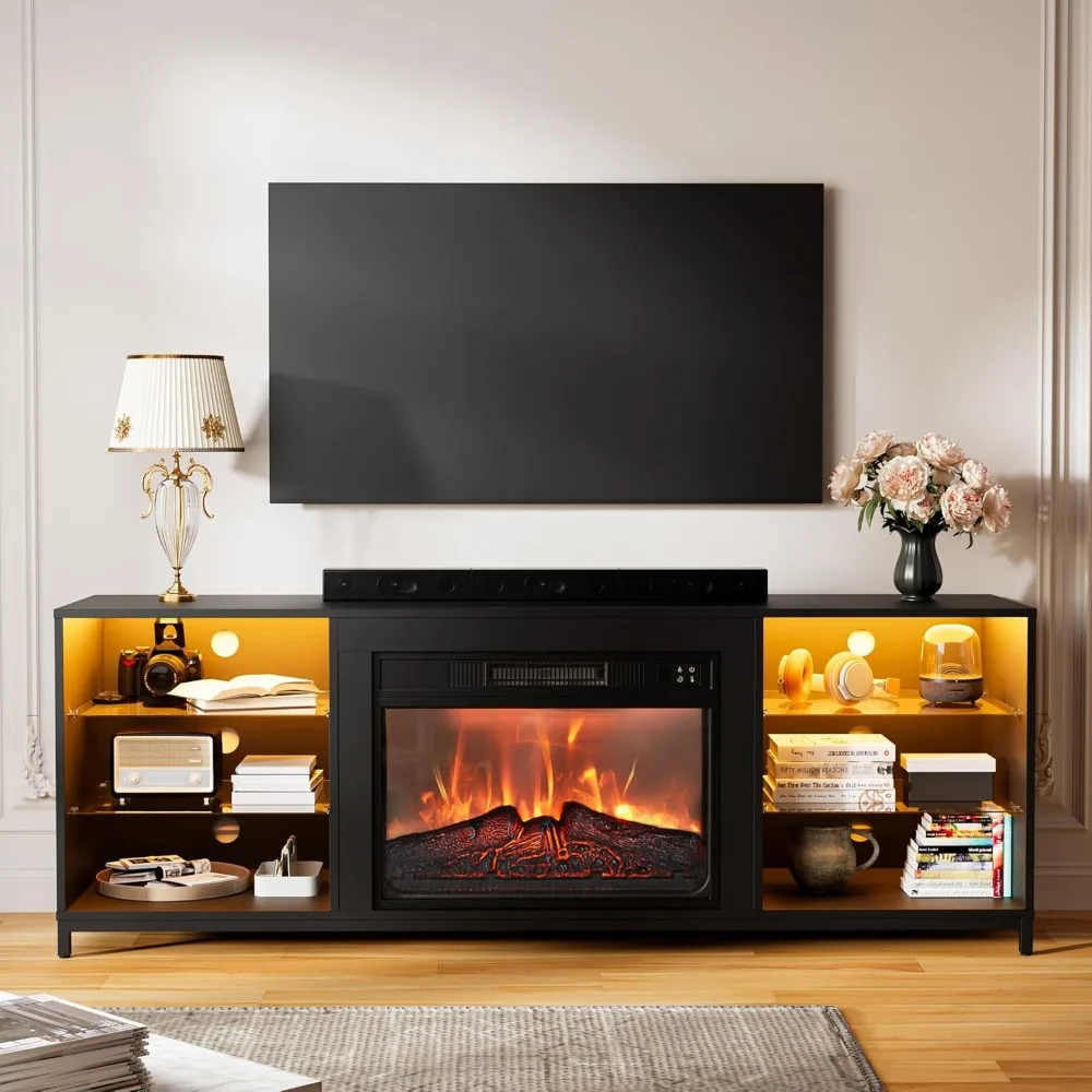 Fireplace TV Stand with 23