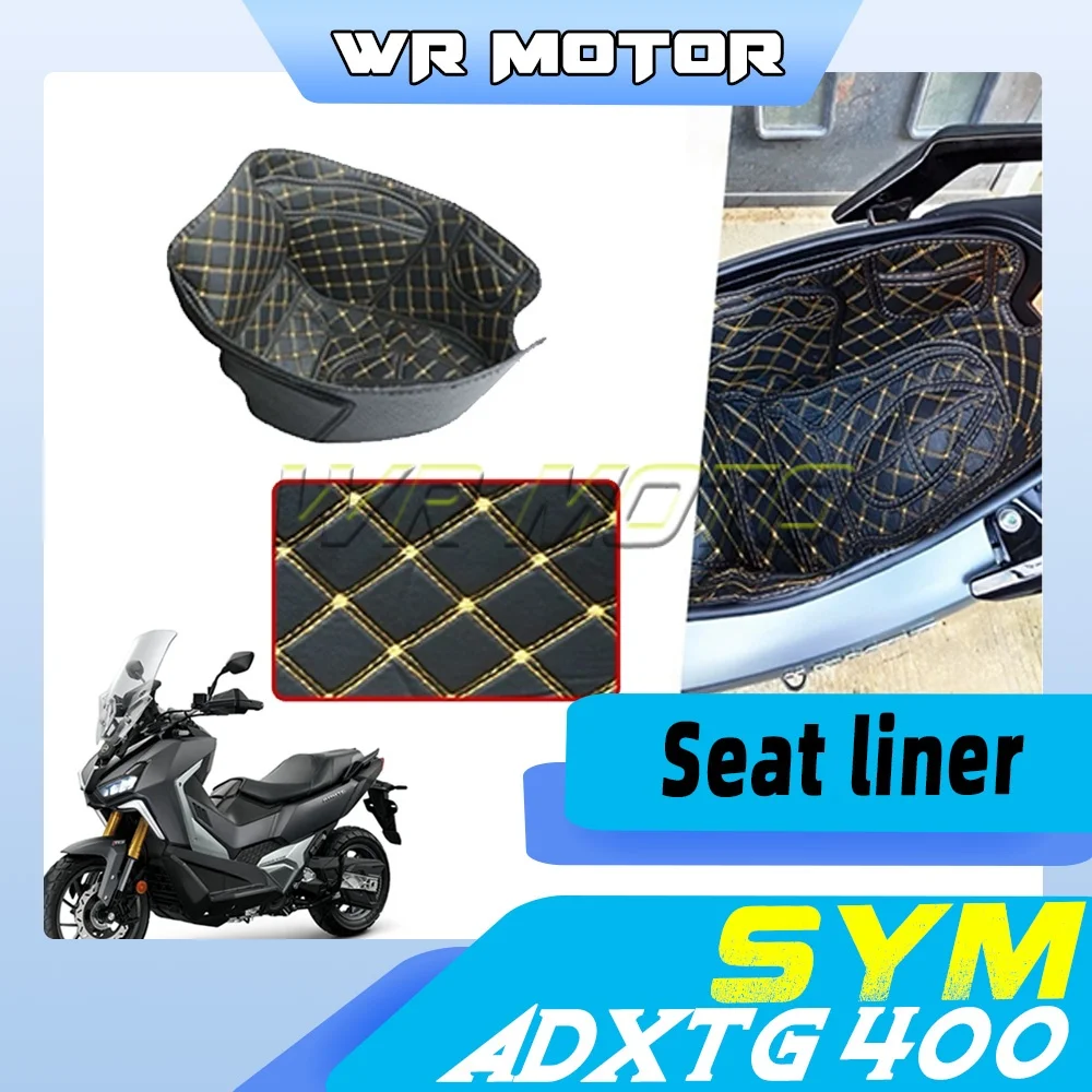 Full‑Coverage Under‑Seat Storage Box Liner Cushion Protective Cover For SYM ADXTG 400 Adventure Scooter Interior Mod Accessories