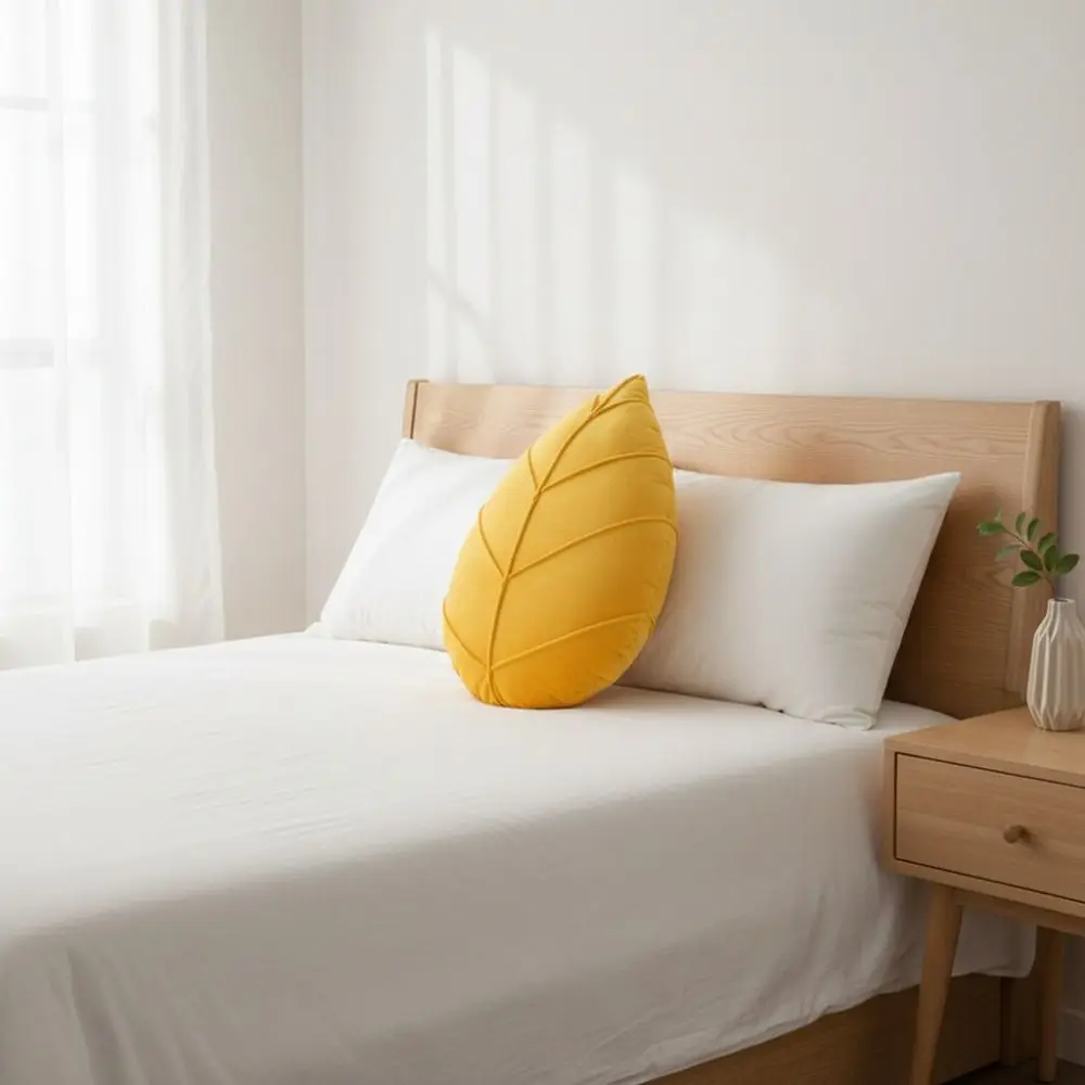 Nordic Leaf Shaped Pillow 2