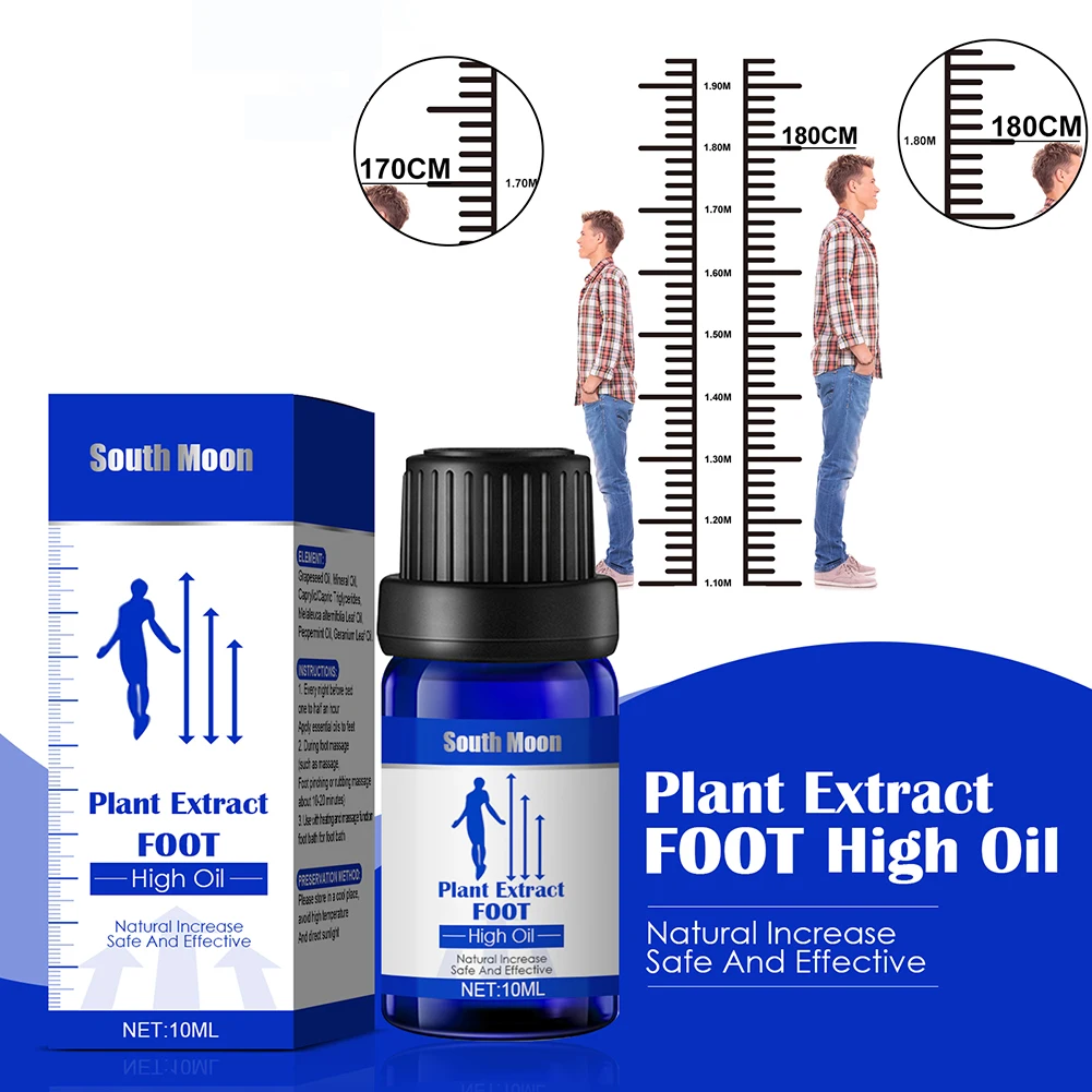 Plant Extract Foot High Oil Grow Taller Conditioning Body without Stimulation