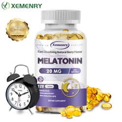 Melatonin Softgels To Help You Fall Asleep Faster, Stay Asleep Longer, Maximize Your Immune System, Better Sleep Aid