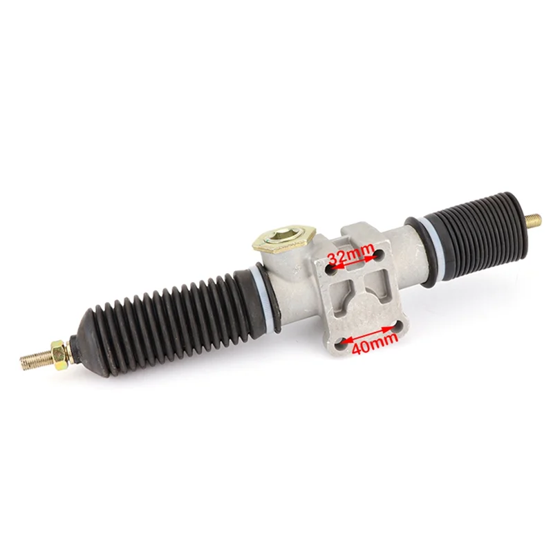 

360Mm 30T Power Steering Gear Shaft Rack Pinion Assembly 1.75 For DIY China Go Kart Buggy Karting ATV UTV Bike Parts Component-A
