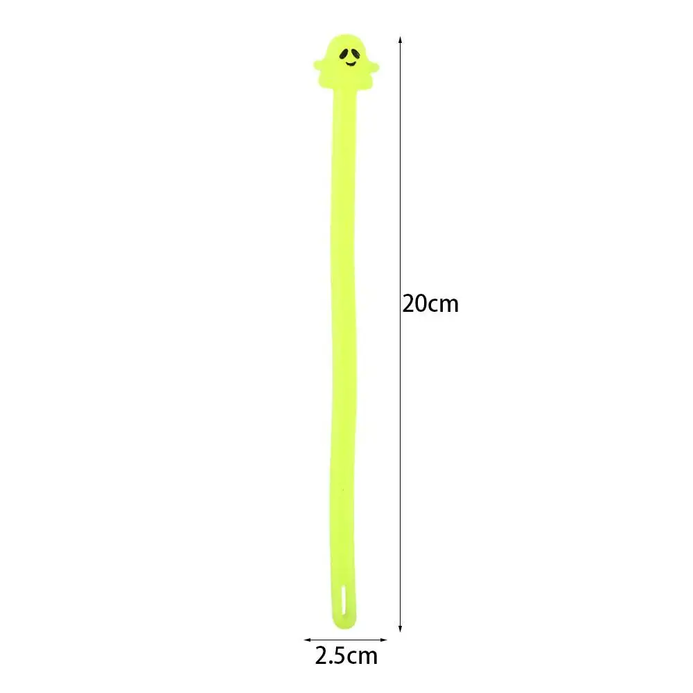 Cuerda elástica para apretar, juguetes sensoriales suaves de varios colores para Halloween