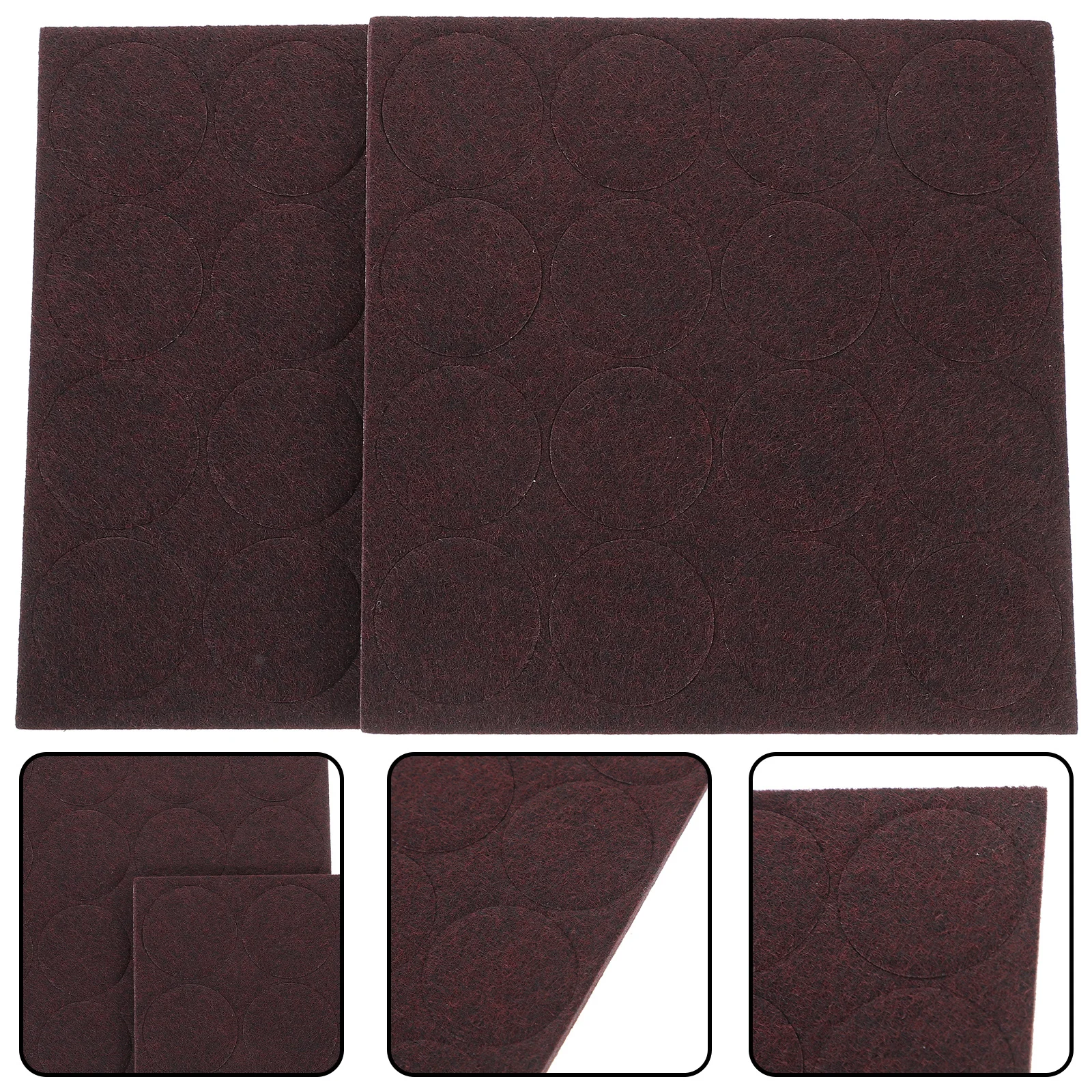 

32Pcs Felt Furniture Pads Chair Leg Floor Protectors Self Adhesive Square Scratch Resistant Floor Protection for Hardwood