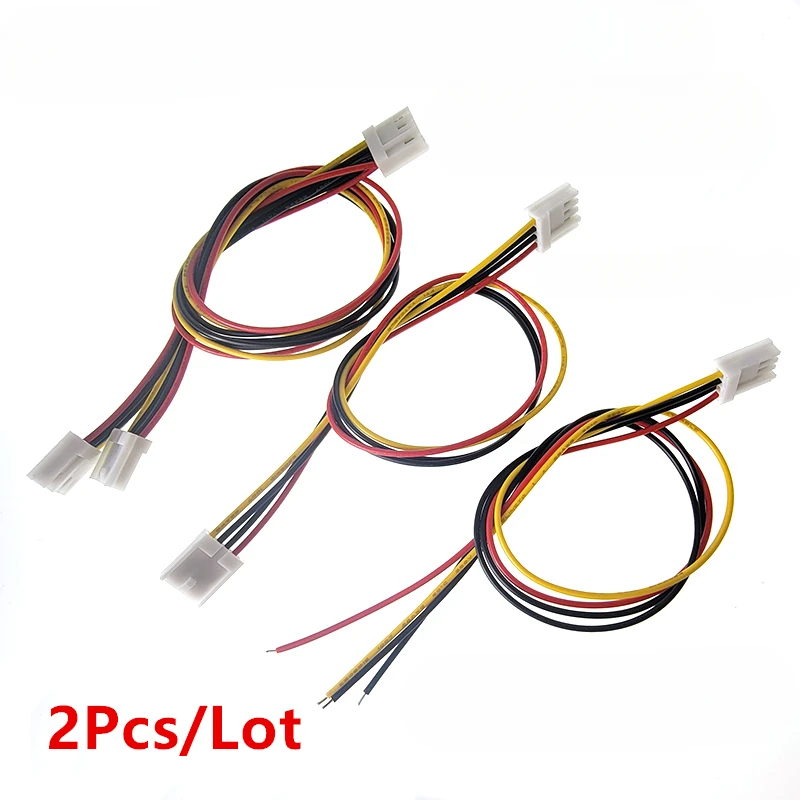 2Pcs/lot ITX FDD Floppy 4Pin Female 2.54mm to 2X4Pin Female dual 4Pin small 4pin Converter power supply Leads Cable Cord 20/30CM