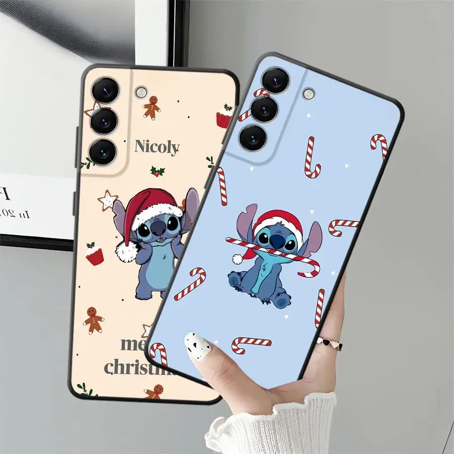 عيد الميلاد لطيف غرزة الدخان لينة عودة غطاء الهاتف حقيبة لهاتف سامسونج غالاكسي A12 A13 A14 A15 A33 A34 A16 A21s A24 A31 A72 A73 A35