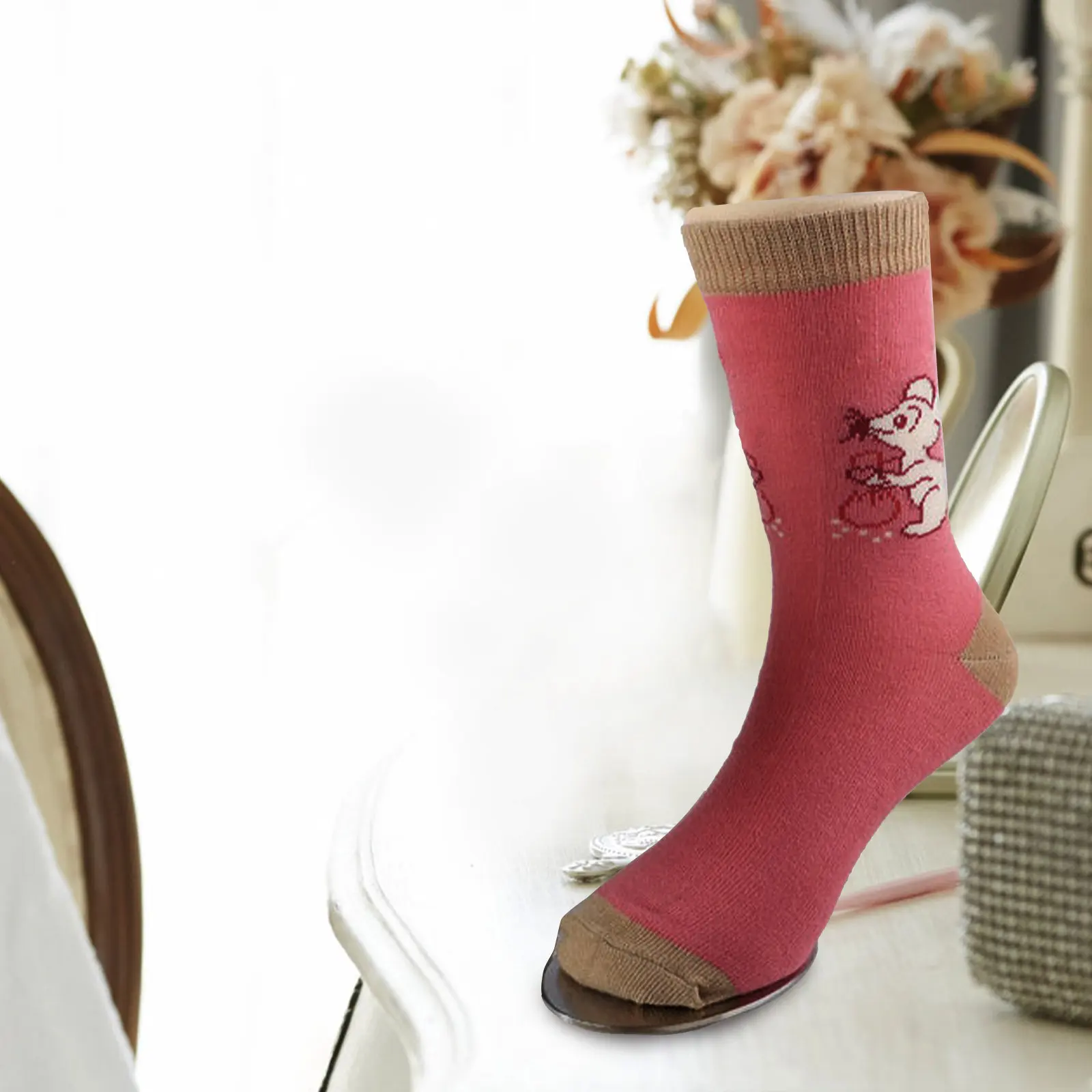 

Vinyl Foot Mannequin Sock Display Stand Women Shoes Holder Foot Mold for Anklet Display Dress Mannequin for Sock