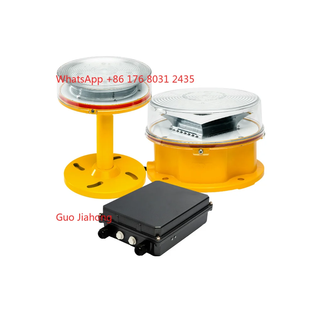 

Aviation Light and Control Panel for Tower Medium-Low Intensity Red Flashing/Steady Obstruction Light with Controller