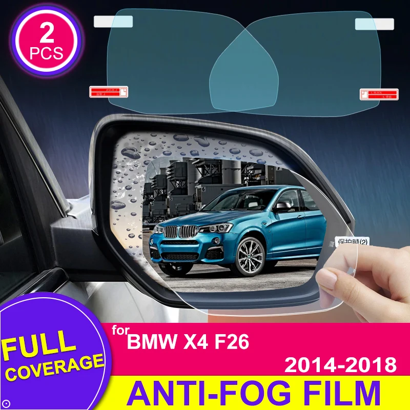 

Для BMW X4 F26 2014-2018 2015 2016 2017 полное покрытие зеркальная пленка LHD противотуманная непромокаемая зеркальная наклейка автоаксессуары