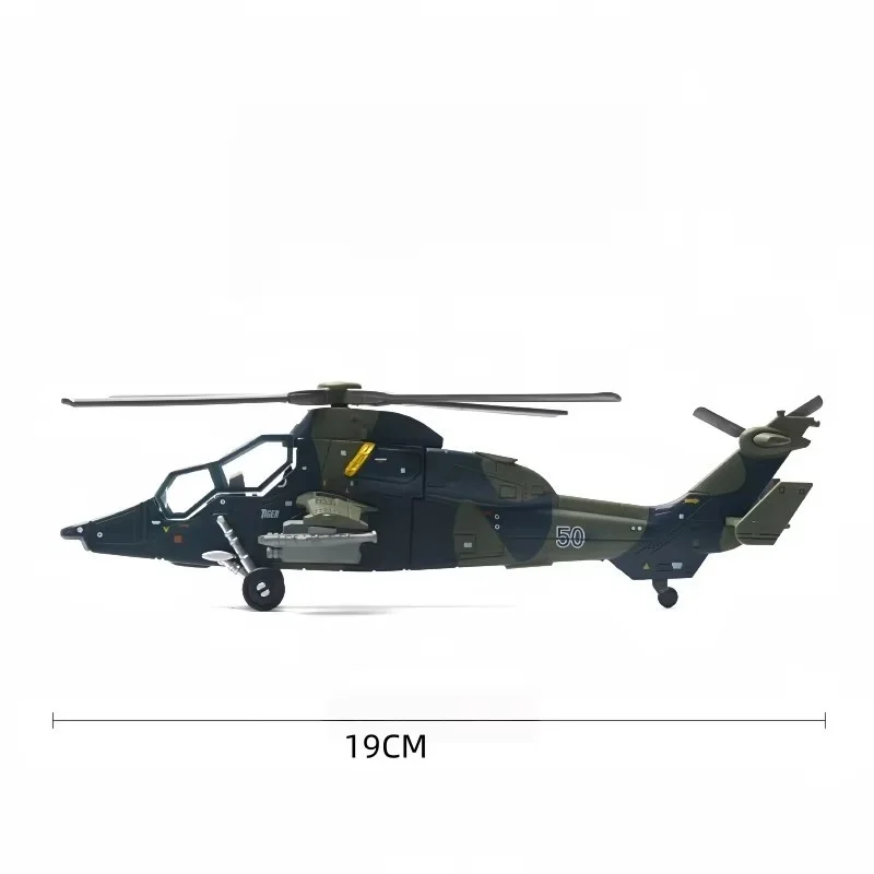 1/72 Scale Military Series EC-665 Eurocopter Tiger Gunship Building Blocks Glue Free Attack Helicopter Model Toys For Xmas Gifts - view 4