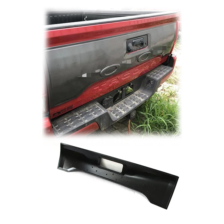 Auto Parts Pickup Truck Cover Spoiler Rear Door Tailgate Trim PanelTailgate Applique Fit For 2016+ Toyota Tacoma