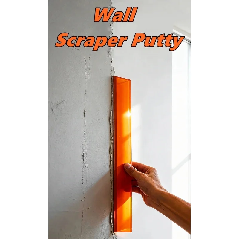 Wall Scraper Putty Spackling Repair Tool Plaster Painting Hand Scraper for Home Garage Workshop Indoor Outdoor Construction