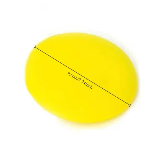12Pcs Car Foam Sponge Wax Applicator Cleaning Detailing Pads Car Waxing Polishing Pad Home Car Wash Care 10cm Car Cleaning Kit image 2