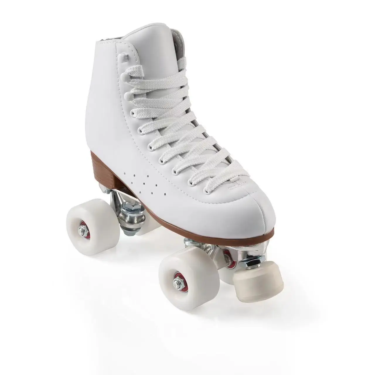 Professional Roller Skates for Beginner, Double Row, PU Leather, Breathable, Comfortable Wear, 4 Wheels, Quad Sneakers