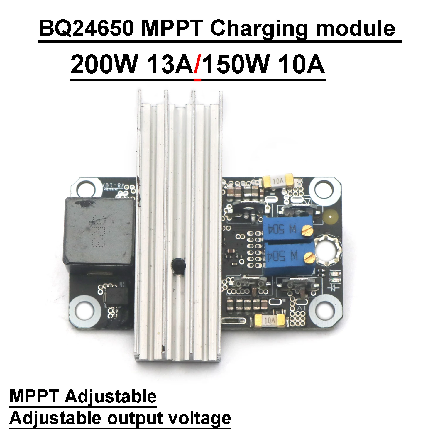 

13A 10A BQ24650 MPPT Solar Panel Charging Board Controller USP 12V 24V Lead-acid LiIon LifePo4 Lithium Battery Charger CN3722