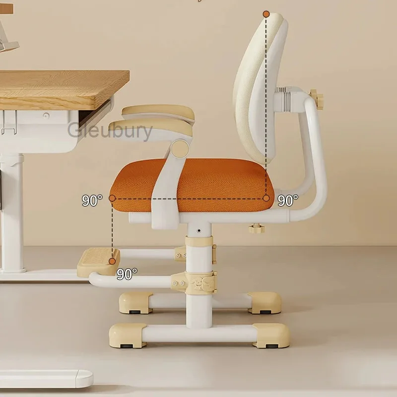Children's Study Chair with Adjustable Backrest,school Student Writing Chair,dedicated Desk Chair,household Stool