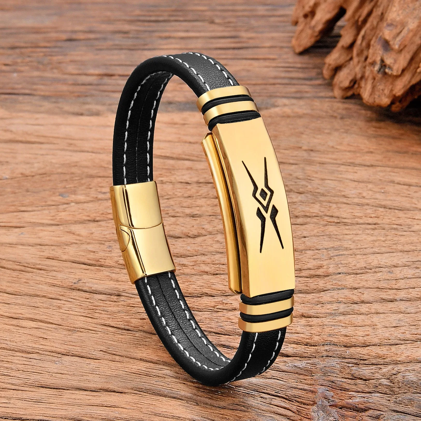 Braided Leather Rope Cross Bracelet Women - 316L Stainless Steel Charm, Faith Hope Love Biblical Jewelry Gift