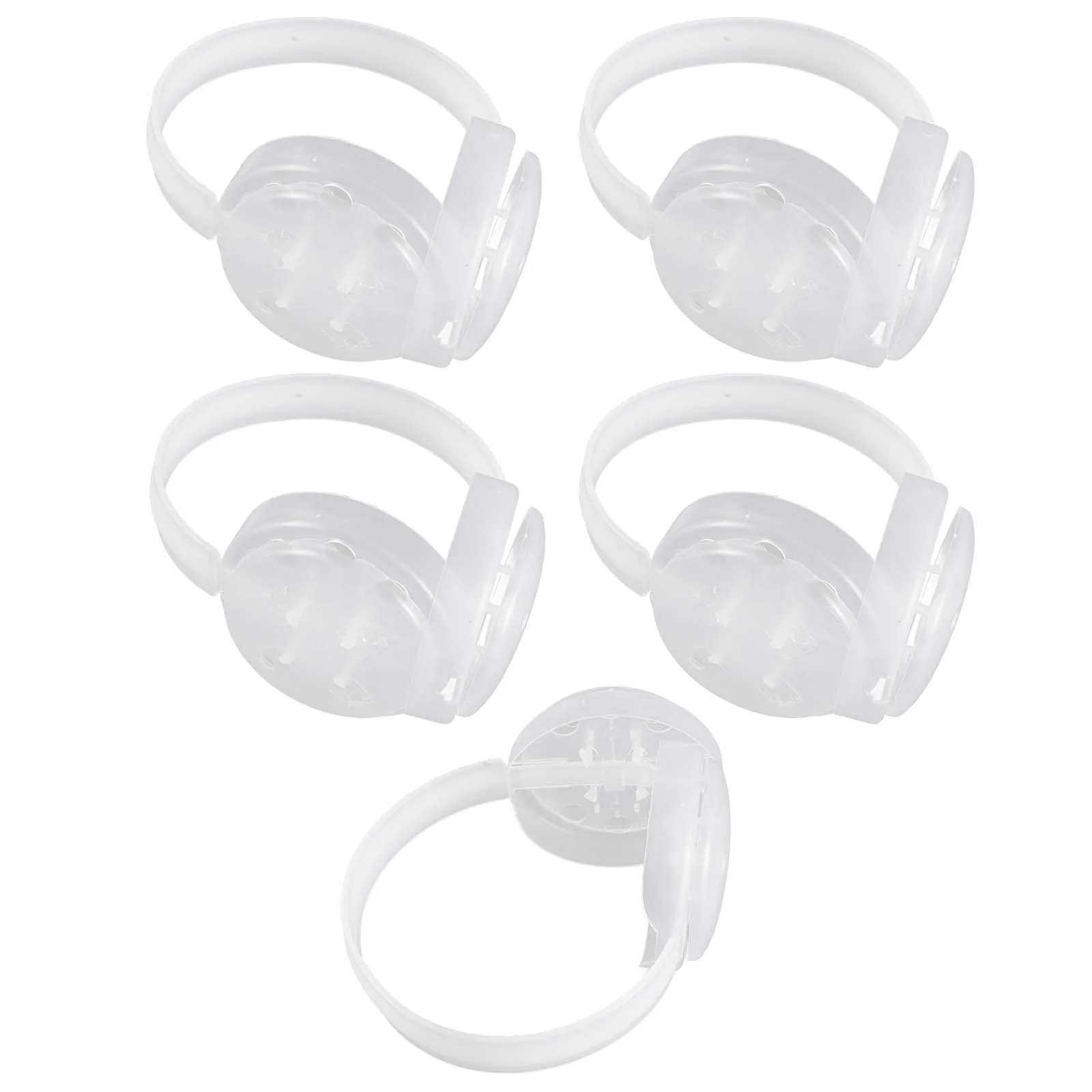 5 Pcs Earmuff Accessories Mask Clips for behind Head Plastic Structure Parts