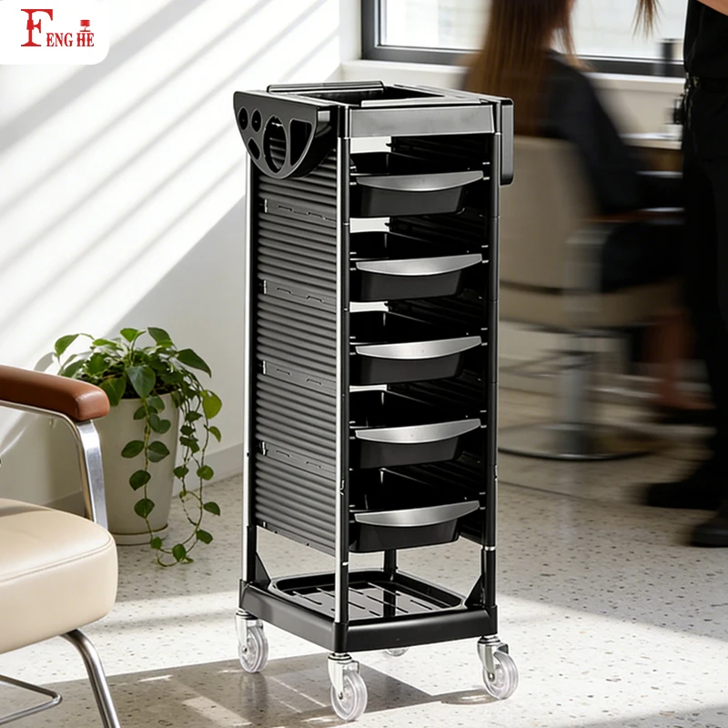 

Wholesale X8-2 Professional Salon Furniture Rolling Salon Trolley for Hairdresser Barber Shop