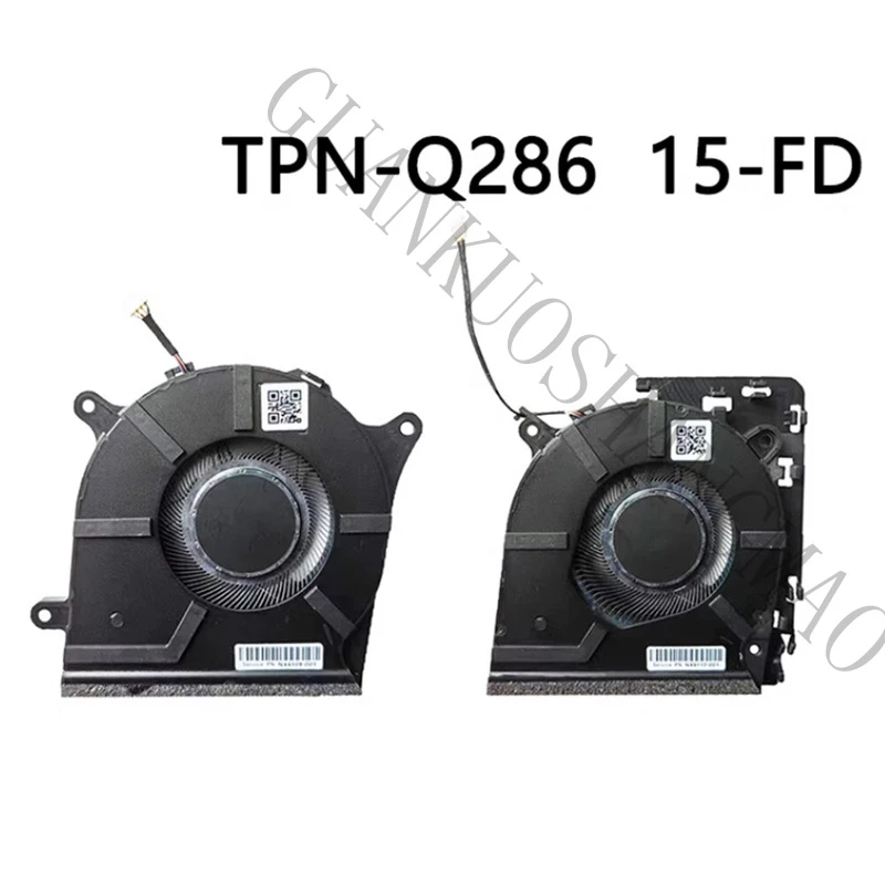 HJY...Suitable for HP TPN-Q286 15-FD N44110-001 N44109-001 Laptop CPU/GPU Cooling Fan Brand New