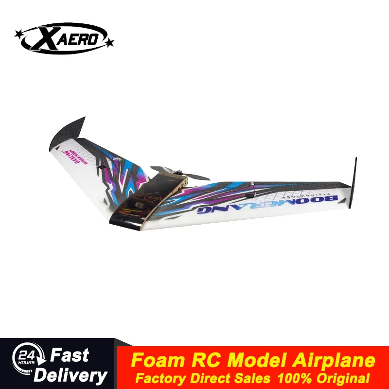

XAERO 1.1M FPV Flying Wing RC Airplane - Delta Wing Fixed Wing Drone with Long Range FPV Compatibility