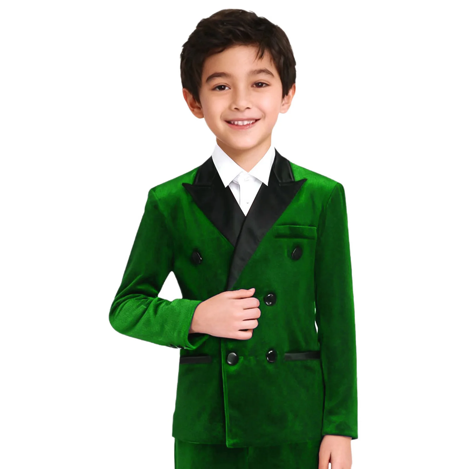 الصبي عيد الميلاد شهم بدلة مخملية سترة مهرجان ازياء البريطانية الحلل خمر حفلة عيد الميلاد السنة الجديدة كرنفال ملابس خارجية