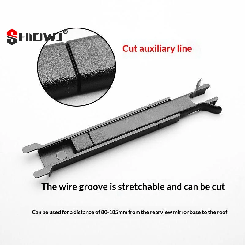Plastic Wire Channel For Cars Automotive Cable Sleeve Car Wire Duct Dash Cam Installation Cable Management Organizer