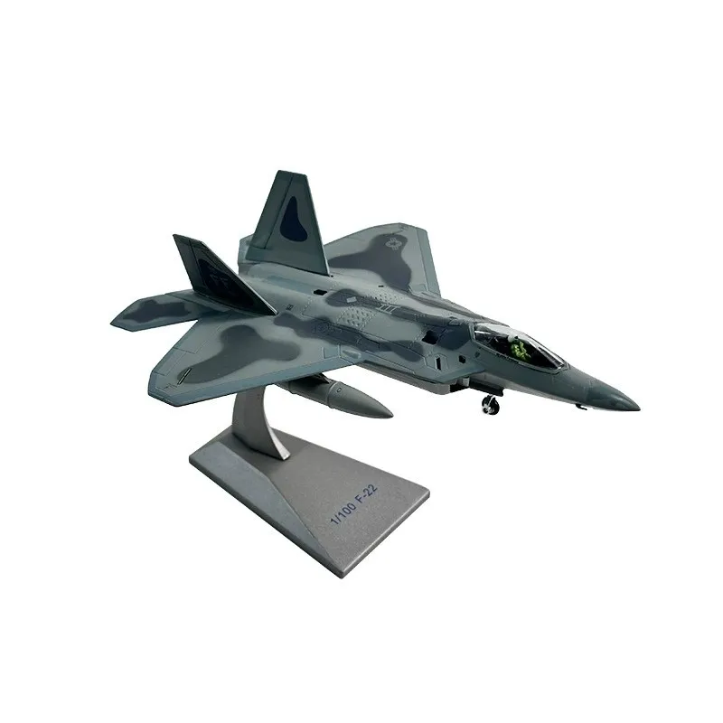 1-100-scale-f-22-stealth-raptor-fighter-aircraft-metal-diecast-airplane-model-with-stand-military-assemble-gifts-static-display