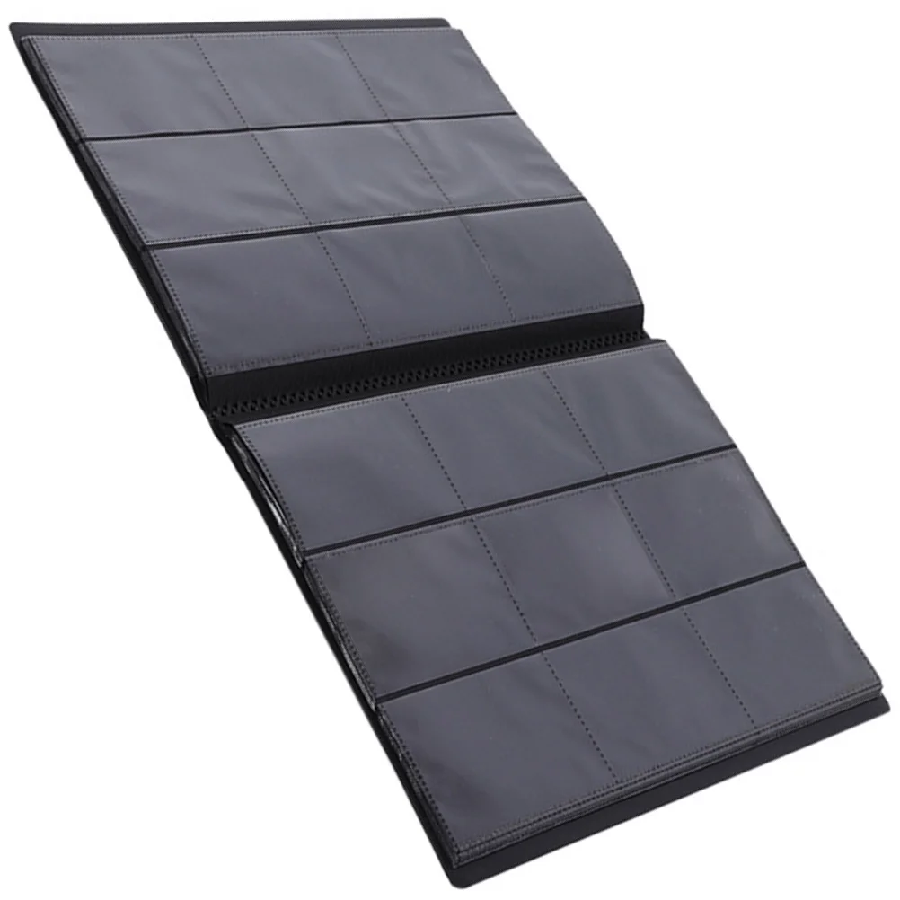 Album For Cards Reusable Pp Waterproof Game Holder Trading Card Storage Organizer Binding Belt Sports